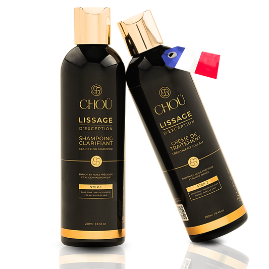 Kit Lissage Haut de Gamme CHOÜ 250ml (Crème Traitement + Shampoing)